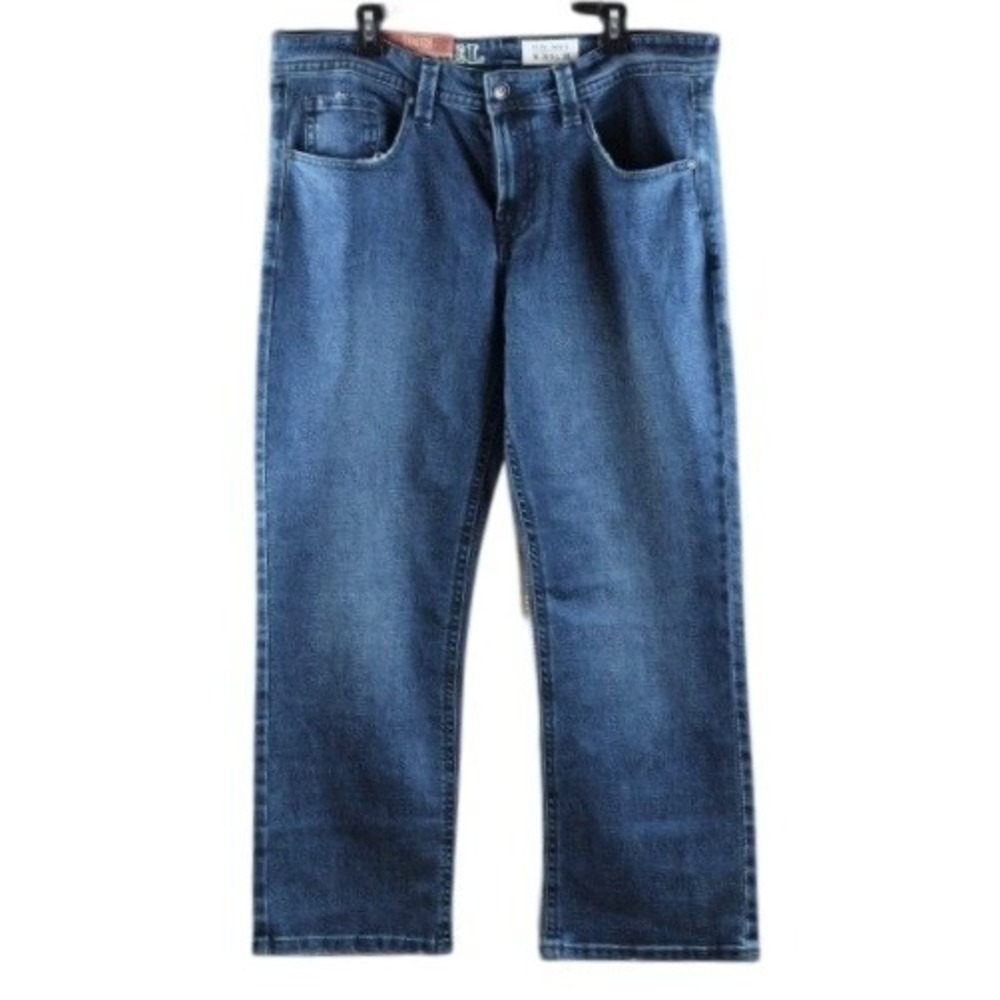 T.K. Axel Mens Slim Boot Stretch‎ Jeans Dark Wash 38x30 AXMB0075 New with Tags